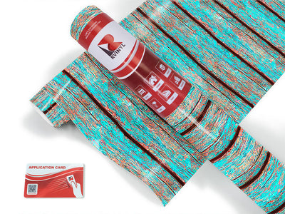 distressed aqua  Craft Vinyl Roll