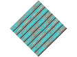 Distressed Aqua Wood Plank Vinyl Wrap Pattern