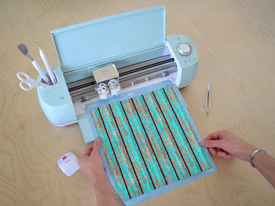 distressed aqua  Cricut Compatible Vinyl