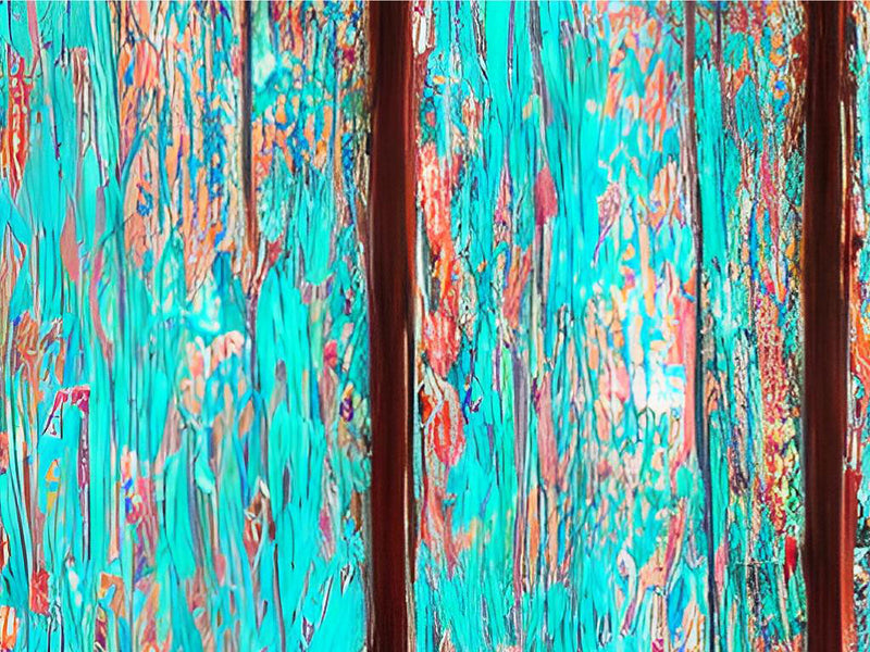 Distressed Aqua Wood Plank Vinyl Wrap Pattern~Rwraps Series 914 Digitally Printed Vinyl Wrap~0