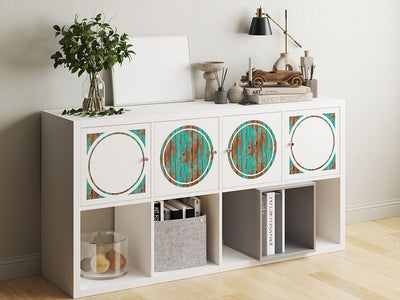 distressed aquamarine  DIY Furniture Stickers
