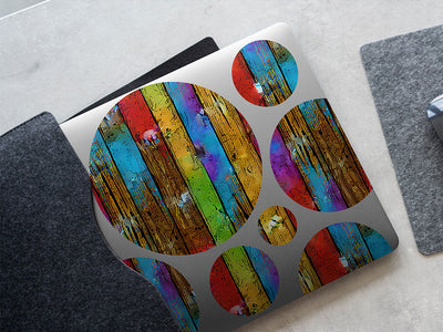 distressed boardwalk  DIY Laptop Stickers
