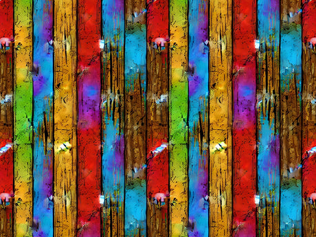 Distressed Boardwalk Wood Plank Vinyl Wrap Pattern~Rwraps Series 914 Digitally Printed Vinyl Wrap~0