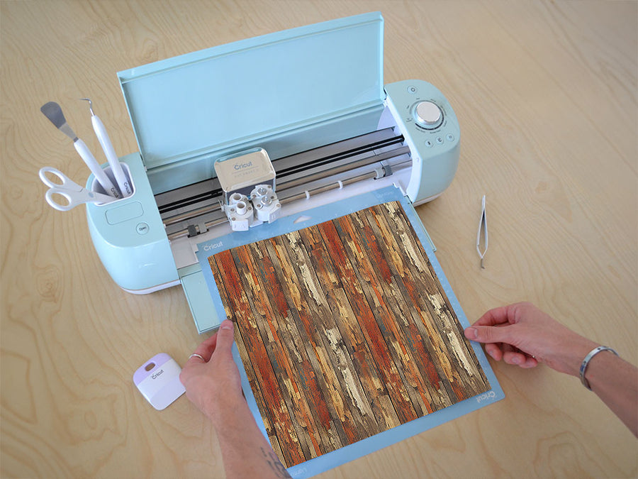 distressed cognac  Cricut Compatible Vinyl
