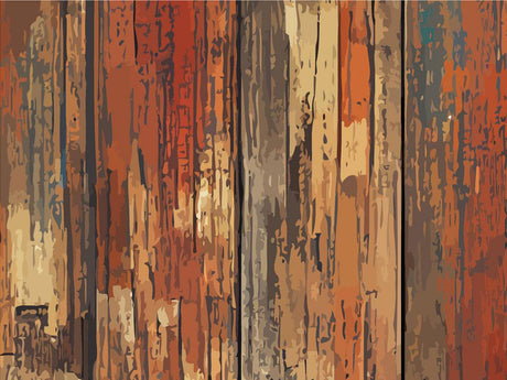 Distressed Cognac Wood Plank Vinyl Wrap Pattern~Rwraps Series 914 Digitally Printed Vinyl Wrap~0