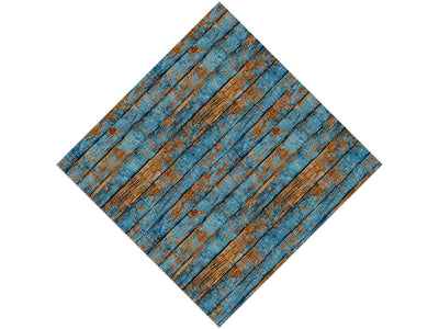Distressed Denim Wood Plank Vinyl Wrap Pattern