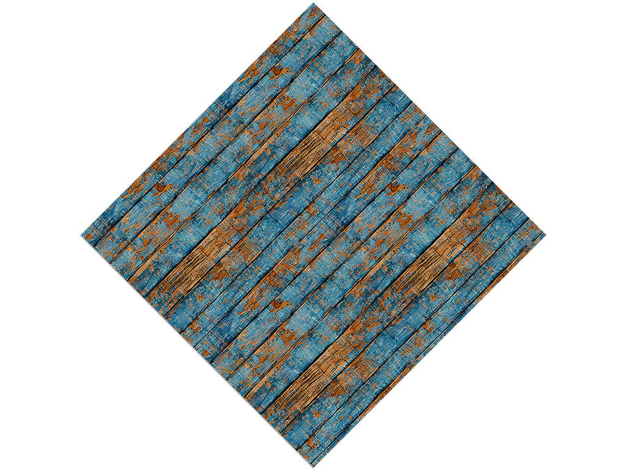 Distressed Denim Wood Plank Vinyl Wrap Pattern