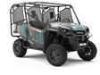 Distressed Denim Wood Plank Utility Vehicle Vinyl Wrap
