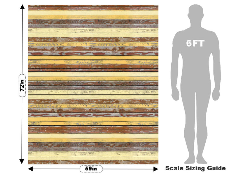 Distressed Gradient Wood Plank Vehicle Wrap Scale~Rwraps Series 914 Distressed Gradient Wood Plank Measurements~2