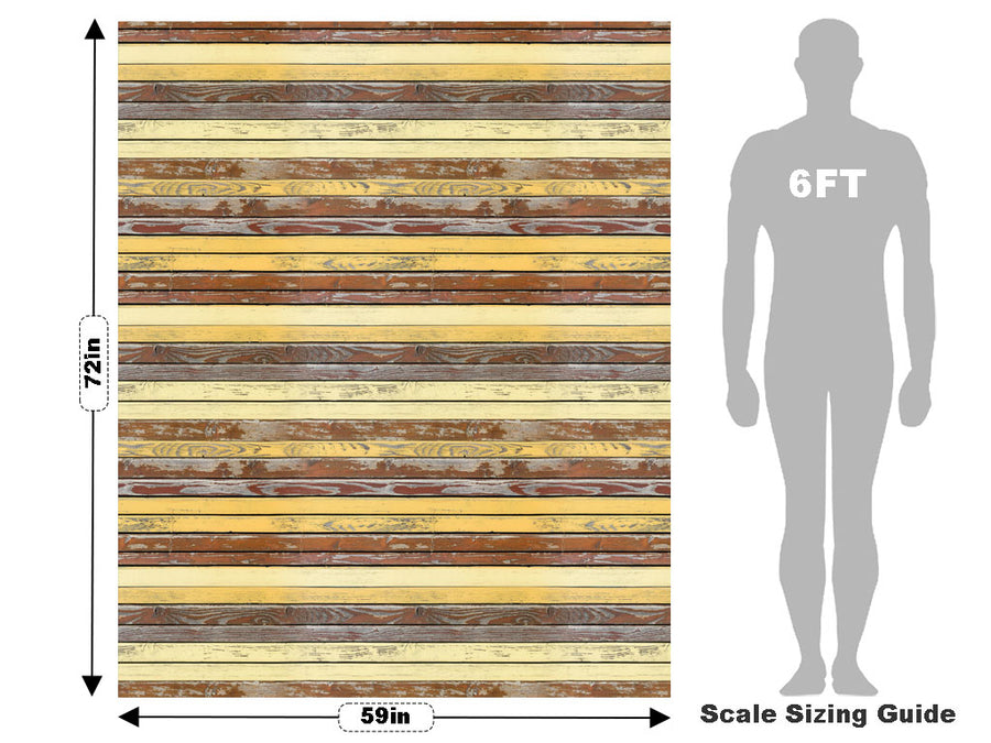 Distressed Gradient Wood Plank Vehicle Wrap Scale~Rwraps Series 914 Distressed Gradient Wood Plank Measurements~2