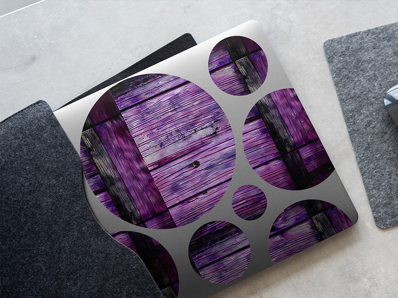 distressed magenta  DIY Laptop Stickers