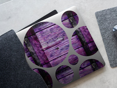 distressed magenta  DIY Laptop Stickers