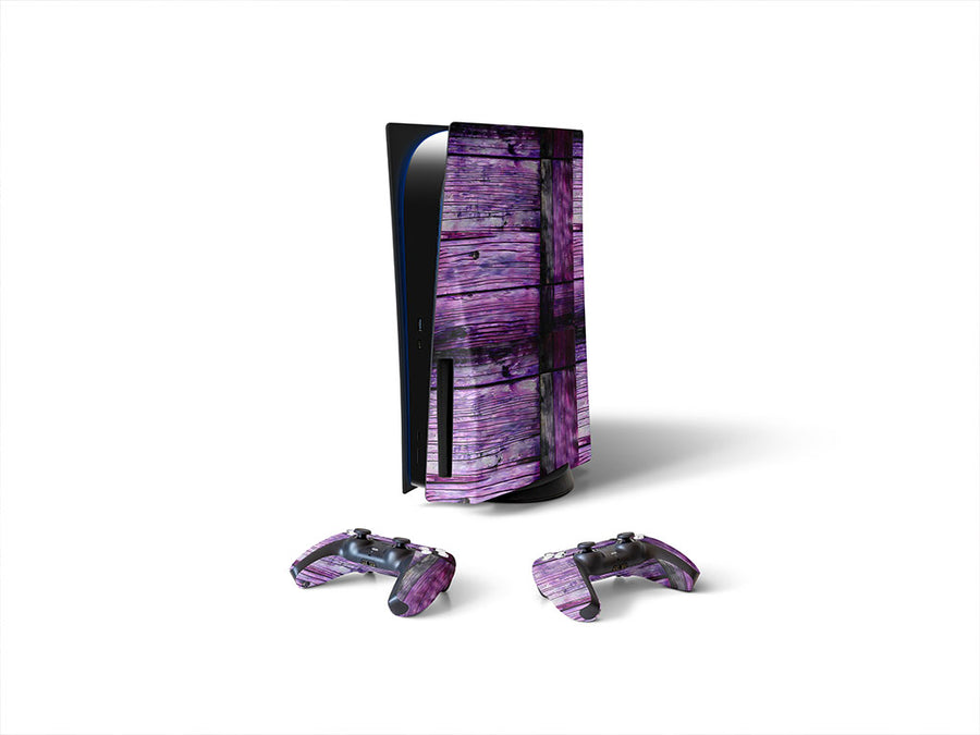 distressed magenta  Sony PS5 DIY Skin