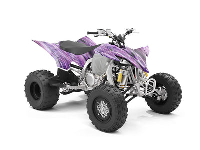Distressed Magenta Wood Plank ATV Wrapping Vinyl