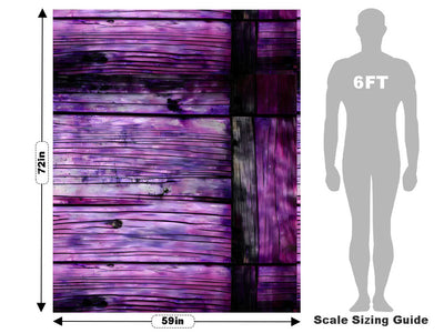 Distressed Magenta Wood Plank Vehicle Wrap Scale~Rwraps Series 914 Distressed Magenta Wood Plank Measurements~2
