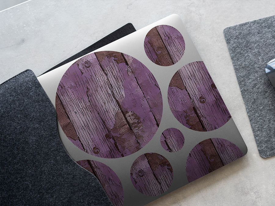 distressed periwinkle  DIY Laptop Stickers