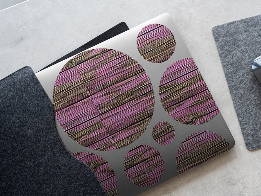 distressed plum  DIY Laptop Stickers