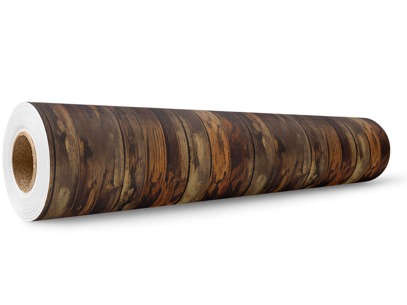 Distressed Provincial Wood Plank Wrap Film Wholesale Roll~Rwraps Series 914 Digitally Printed Vinyl Roll~5
