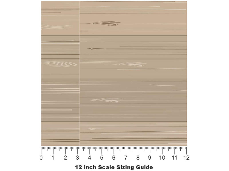 Distressed White Wood Plank Vinyl Film Pattern Size 12 inch Scale~Rwraps Distressed White Wood Plank Sizing Chart~3
