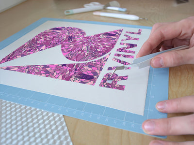 divine floramancer floral Easy Weed Craft Vinyl
