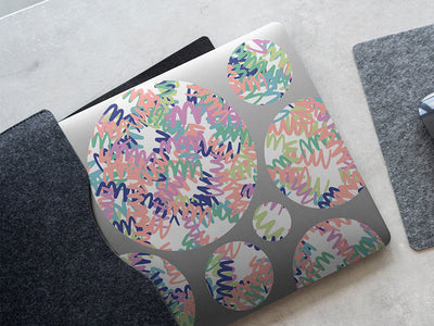 dizzy devil abstract geometric DIY Laptop Stickers