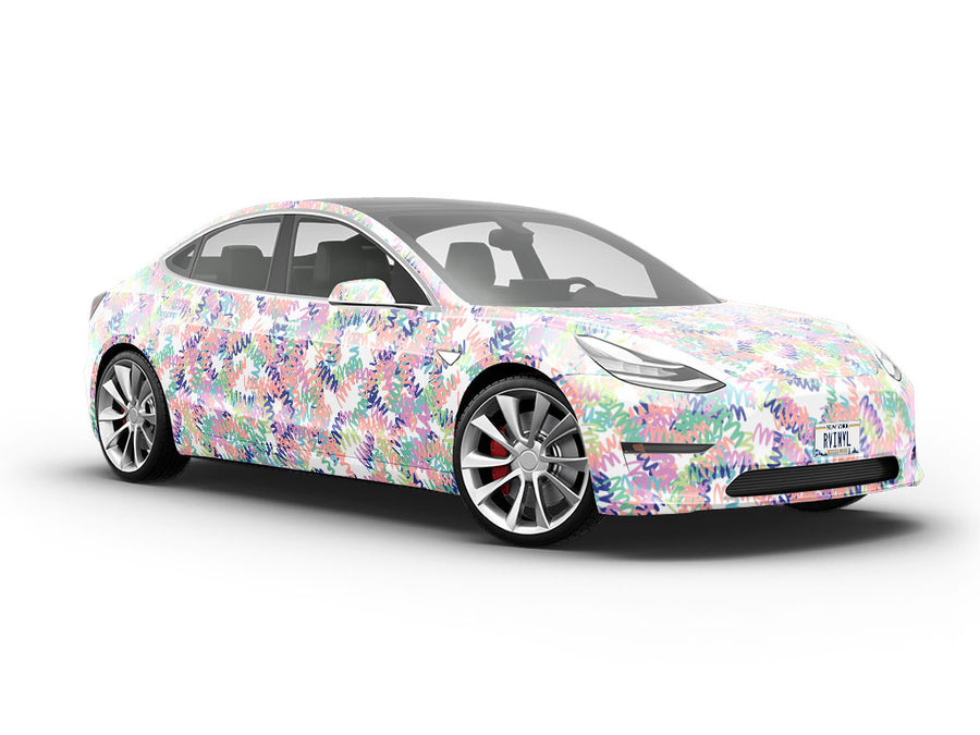 Dizzy Devil Abstract Vehicle Vinyl Wrap