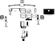 acura slx 1996-1999 Dash Kit Diagram