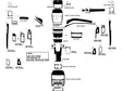 acura tsx 2004-2008 Dash Kit Diagram