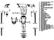 audi s5 2010-2024 Dash Kit Diagram
