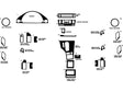 bmw 5-series 1998-2003 Dash Kit Diagram