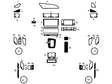 bmw 7-series 1995-2001 Dash Kit Diagram