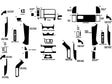 cadillac escalade 1999-2000 Dash Kit Diagram