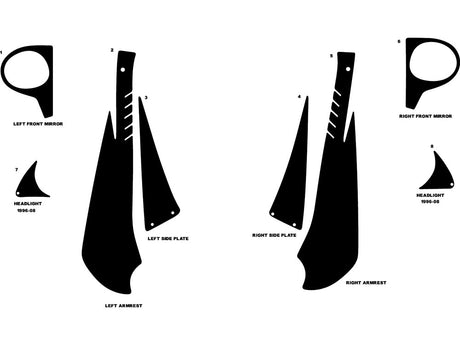 campagna t-rex 1996-2010 Dash Kit Diagram