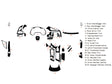 chevrolet corvette 2014-2019 Dash Kit Diagram