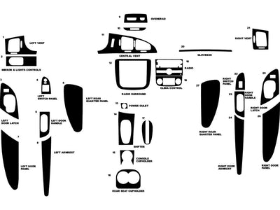 chevrolet monte carlo 2006-2007 Dash Kit Diagram
