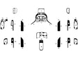 gmc sierra 2019-2022 (1500) Dash Kit Diagram