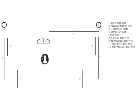 plymouth prowler 1997-2001 Dash Kit Diagram