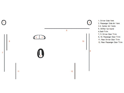 plymouth prowler 1997-2001 Dash Kit Diagram