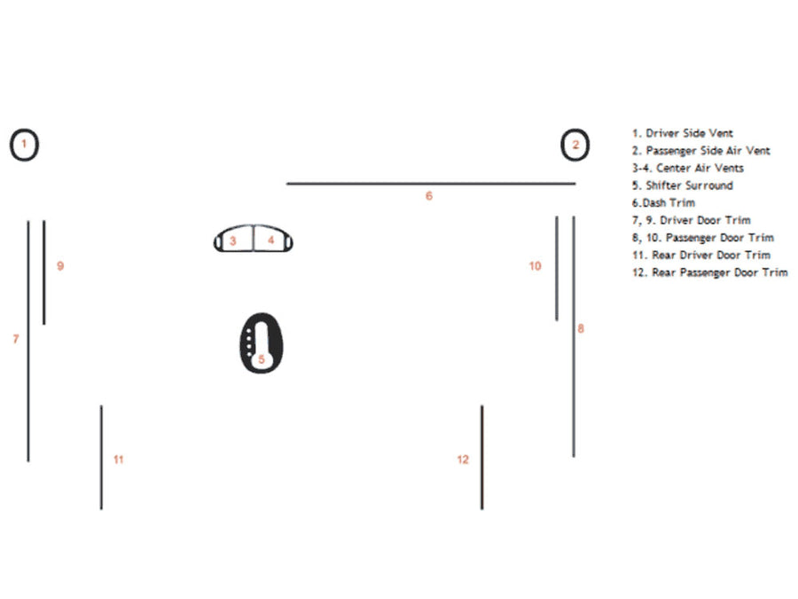 chrysler prowler 2001-2002 Dash Kit Diagram