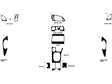 mitsubishi eclipse 1995-1999 Dash Kit Diagram