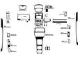 dodge dakota 2005-2007 (club cab) Dash Kit Diagram