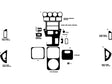 dodge viper 1997-2002 Dash Kit Diagram