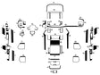 ford f-150 2022-2022 (bucket seats) Dash Kit Diagram