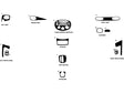 ford escort 1998-2003 (zx2) Dash Kit Diagram