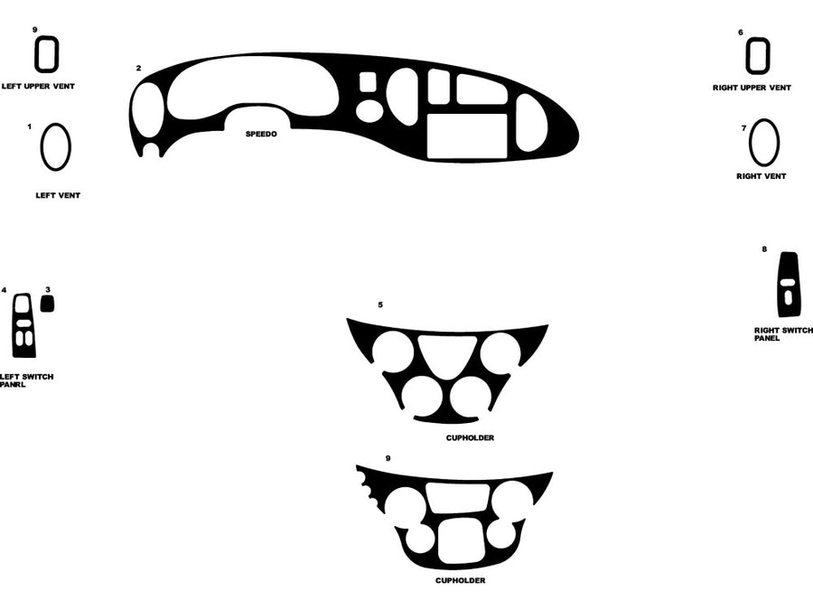 ford e-350 2006-2008 Dash Kit Diagram