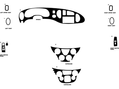 ford e-250 2006-2008 Dash Kit Diagram