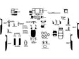ford excursion 2000-2005 Dash Kit Diagram