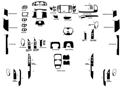 ford f-150 2000-2003 Dash Kit Diagram
