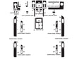ford f-150 2014-2015 (fx4 / lariat) Dash Kit Diagram