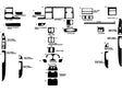 ford f-350 2003-2004 (king ranch) Dash Kit Diagram